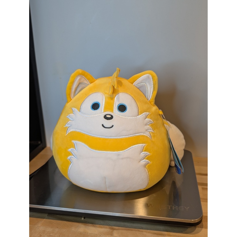 Sonic The Hedgehog Tails Plush Pillow Yellow Character Stuffed‎ Animal Toy